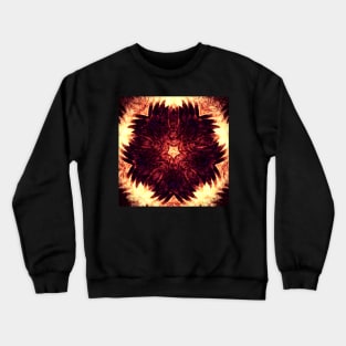 Gold Mandala Flower Crewneck Sweatshirt